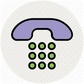 Phone number picker widget with keypad interface for easy number input