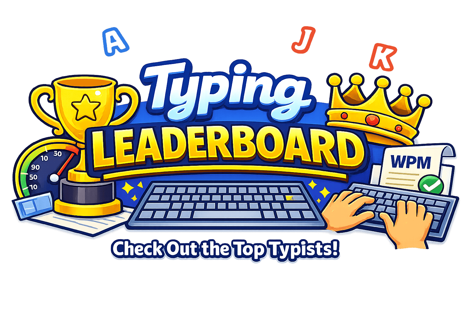 Banner for Leaderboard section of Multilingual Online Typing Master